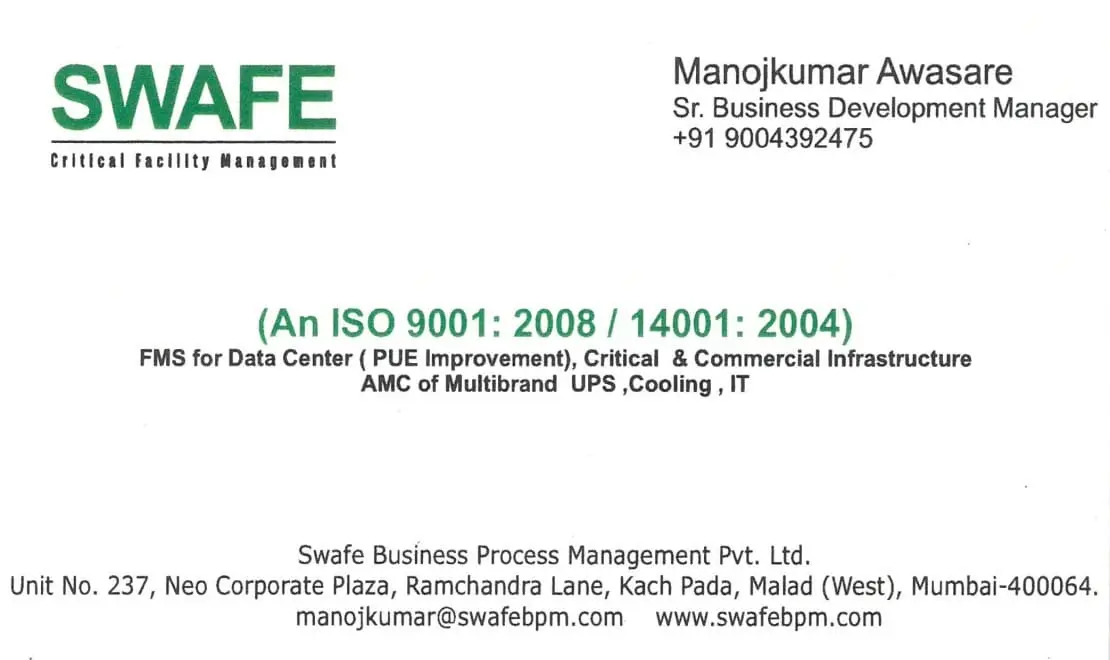 My Business Card - SWAFE
